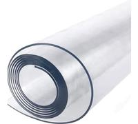 1.5mmPVC Table Protector Cover - Odorless, Soft Glass Transparent (63x27.6in/160 * 70cm)