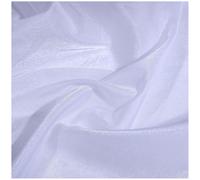 1.5Mx1M Shimmer Organza Fabric White Crystal Organza Polyester Fabric, Sheer Sparkly Material for Stage Costume, Performance Costume