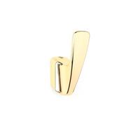 1/5Pc Gold Wall Hooks Coat Rack Wall Mounted Hat Bag Hook Bathroom Indoor Kitchen Hallway Clothes Hat Jacket Wall Hooks(K609-GD-1PC Hook)