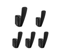 1/5Pc Gold Wall Hooks Coat Rack Wall Mounted Hat Bag Hook Bathroom Indoor Kitchen Hallway Clothes Hat Jacket Wall Hooks(K609-BK-5PCS Hooks)