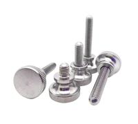 1/5pc M2 M2.5 M3 M4 M5 M6 M8 M10 DIN464 Stainless Steel Glass Curtain Wall Thumbscrew Adjust Bolt Hand Tighten Thumb Screw GB834(40mm,1pc M8)