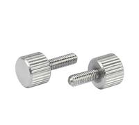 1-5pc M2 M2.5 M3 M4 M5 M6 M8 Thumb Screws,knurled Head Thumb Bolt,Machinery,Tool Round Adjustment Hand Screw(12mm,M6 (2Pcs))