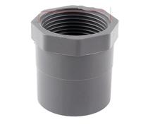 1~5Pcs 1/2''-20mm to 2''-63mm PVC Female Thread Straight Connector Garden Irrigation Water Pipe Fish Tank Feedwater Joints(2 Inch-63mm,1pc)