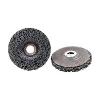 1/5Pcs 100/115/125mm Coral Disc Poly Strip Disc Grinder Strip Disc Abrasive Wheel Paint Rust Removal Clean For Angle Grinder (Color : BLACK, Size : 5PCS_125X22MM)
