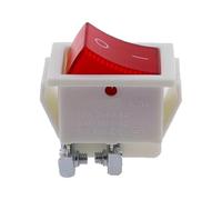1/5PCS 22x28mm WHITE Body on off 16A/250V 4 screw pin DPST T85 Auto Boat Marine Toggle Rocker Switch with LED 220V(1PCS)
