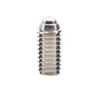 1-5PCS 304 Stainless Hex Socket Spring Ball Plunger Grub Point Set Screws Bolt M3 M4 M5 M6 M8 M10 M12(40mm,M12 1pc)