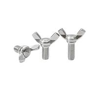 1~5Pcs 304 Stainless Steel Butterfly Screws DIN316 Crook M3 M4 M5 M6 M8 M10 M12(70mm,M5 (3Pcs))