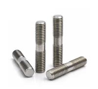 1-5pcs 304 Stainless Steel Double End Stud Bolt Full Thread Extra Long Screw Rod Threaded Bar M3 M4 M5 M6 M8 M10 M12