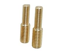 1-5pcs Brass Double Head Transfer Screw M3 M4 M5 M6 M8 M10 M12 Thread Adapter Male to Conversion Bolt for Camera(M6x20 to M10x20(2pcs)