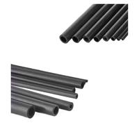 1/5pcs Carbon Fiber Hollow Tube Round Outer Dia 1.8/2/3/4/5/6/7/8/10mm Length 200/400mm lingh(400mm,OD10mm x ID8mm 1pcs)
