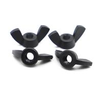 1-5pcs DIN315 Black Nylon Plastic Nut M3 M4 M5 M6 M8 M10 M12 Wingnut Butterfly Nut Ingot Wing Nuts(M4 5pcs)