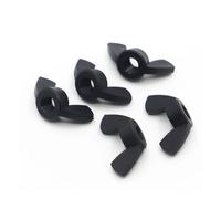 1-5pcs DIN315 Black Nylon Plastic Nut Wingnut Butterfly Nut Ingot Wing Nuts M3 M4 M5 M6 M8 M10 M12(M5 5pcs)