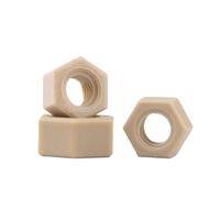 1/5pcs DIN934 M2 M2.5 M3 M4 M5 M6 M8 M10 M12 M14 M16 High-strength High-temperature Resistant Insulation Hex Hexagon Nut(5pcs M2)