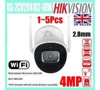 1~5PCS Hikvision DS-2CV2041G2-IDW 4MP WiFi Bullet Camera Mic Speaker 2-way Talk
