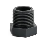1~5PCS I.D 1/2'' 3/4'' 1'' PP Male Thread End Plug Aquarium Fish Pipe Fittings Tube End Caps Garden Irrigation Connectors(3I4 Inch-25mm,5 Pieces)