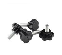 1/5pcs Knob Screw M3 M4 M5 M6 M8 M10 M12 Bakelite Hand Tighten Thumb Screw Handle Star Hand Knob Tightening Screw(30mm,M12 1PC)