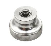 1-5pcs M2-M12 304 Stainless Steel GB806 Hand Nut High Head Knurled Thumb Nut Through Hole Blind Hole Advertising Decorative Nail(304 Through hole,M5 (3pcs))