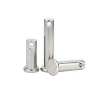 1-5pcs M3-M20 304 Stainless Steel Flat Head Cross Hole Cylindrical Dowel Pins, M18x55mm(1pc)