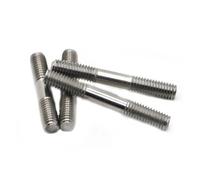1-5pcs M3 M4 M5 M6 M8 M10 304 Rod Double Thread Stainless Steel Screw Stud Bolt(35mm,M6 2pcs)
