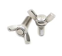 1-5pcs M3 M4 M5 M6 M8 M10*L DIN316 Stainless Steel 304 A2-70 Butterfly Bolt Wing Bolt Thumb Wing Screw Claw Hand Tighten Screws(20mm,M5 5pcs)