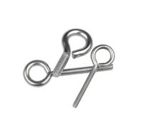 1-5pcs M3/M4/M5/M6/M8/M10 Stainless Steel Eye Bolts for Hanging Lamps, Decorations, M8x60mm(1pc)
