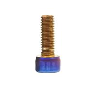1-5pcs M4 M5 M6 M8 M10 304 Stainless Steel Titanium Blue Plated Hexagon Hex Socket Cap Head Screw Bolt(M8x40mm(1pcs))