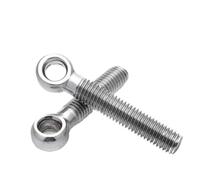 1-5pcs M5 M6 M8 M10 M12 M14 M16 Stainless Steel Metric Thread Wing Hinge Screw Eye Bolt Stud Articulated Anchor Bolt Fasterner(120mm,M14 1PC)