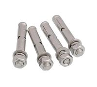 1/5Pcs M6 M8 M10 M12 316 A4 Stainless Steel Hexagon Expansion Screw Sleeve Concrete Anchor Bolts(5pcs,M12x80)