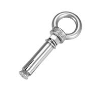 1-5Pcs M6 M8 M10 M12 Expansion Eyebolt Eye Nut Screw with Ring 304 Stainless Steel Anchor Raw Bolts(M10 x 60 1Pcs)