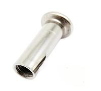 1/5pcs M6 M8 M10 Stainless Steel Hex Hexagon Socket Head Furniture Rivet Connector Insert Joint Sleeve Nut(1pc M6,Long 70mm)