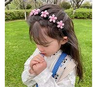 1/5Pcs Pretty Hairpin - 2021 Girl Sweet Princess Hairstyle Hairpin for Girl Fashion (Pink Flowers)