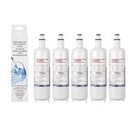 1-5pcs Refrigerator Water Filter Replacement Cartridge - Compatible with LG LT700P, ADQ36006101, LFX28968ST, LFXS30766S, Kenmore 9690, High Efficiency Filtration(5psc)