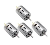 1-5pcs RS-385 High Speed Micro DC 12V Motor Metal Stainless Steel Gear Motor Brush Motor For Electric Appliance Tools Parts(4pcs)