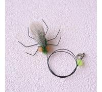 1/5Pcs Simulated Small Flying Insects Teasing Cat Stick Long Rope Insect Cat Toy Replacement Accessories Pet Supplies