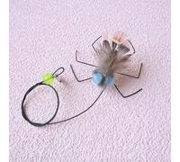 1/5Pcs Simulated Small Flying Insects Teasing Cat Stick Long Rope Insect Cat Toy Replacement Accessories Pet Supplies