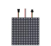 1~5Pcs WS2812B RGB LED Digital Flexible Individually Addressable Panel Light Strip WS2812 8x8 16x16 8x32 Module Matrix Screen 5V Compatible With LED Strip Models(Emitting Color: 16X16 LED Panel)