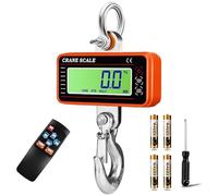 1.5T 1500 kg Crane Scales Models Smart Heavy Type Crane Scale with Aluminium Alloy of Aviation Quality Electronic Hanging Scales Digital Hook Hanging Scales Supplied with AA Batteries