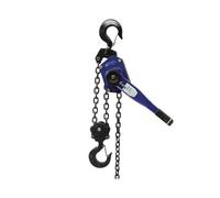 1.5T 2T .5m Household Manual Ratcheting Lever Chain Hoist Block Hand Tensioned Wire Rope Device Pulley Hook Mount(1.5T)