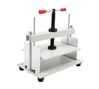 1.5T Manual A4 Heavy Press Bookbinder Steel Bookbinding Press Screw Papermaking Book Manual Paper Press Machine, Flat Paper Press Machine, Papers Flatting Machine, 21.5 * 36.5 * 33cm, White