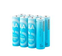 1.5V AA/AAA Rechargeable Lithium Battery,Compatible with Camera、Electric Toy、Electric Toothbrush、Remote Control Game Controller(AA 3300 8PC)