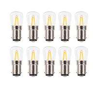 1.5W B15 LED Mini Light Bulb, Dimmable AC230V Short Filament Energy Saving Lamp with Glass Material for Car, Landscape, Cabinet Lighting, Hotels