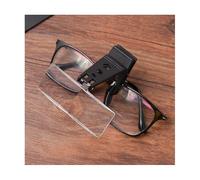 1.5x/2.5x/3.5x Magnifying Glass Optical Instruments Folding Clip On Eyeglass Loupe With 3 Acrylic L
