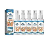 1-5x Private Antibacterial Spray, Anti Itch Spray, Natural Herbal Private Parts External Itching Spray, Instant Cooling and Soothing, For Women Men...