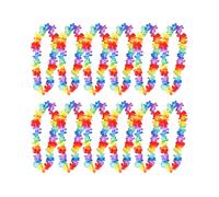 1,6,12,24,48 HAWAIIAN LEI ALOHA HAWAII HEN STAG FLOWER GARLAND PARTY 100CM LOT