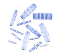 1.6~15.8mm PP Plastic Direct Connectors Aquarium Tank Air Pump Aerator Hose Pagoda Joint Irrigation Water Pipe Fittings 5~200pcs(15.8x15.8mm,5 Pieces)