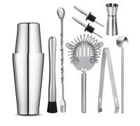 1/6/9/11pcs Boston Shaker Professional Stainless Steel Bartender Wine Cup Cocktail Mixer Martini Cocktail Shaker Bar Set 6pcs 600x450
