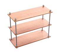 1:6 Bookshelf Multilayer Ornaments for Dollhouse DIY Materials 3 Tier Long
