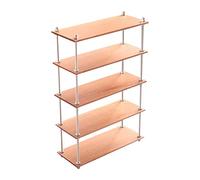 1:6 Bookshelf Multilayer Ornaments for Dollhouse DIY Materials 5 Tier Long