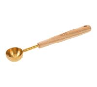 1/6 Cup Creative 4ml Scoop Wood Handle Coffee Measuring Spoon