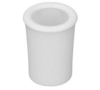 1:6 Dollhouse Trash Can Model Miniature Simple Style Decorative PVC Small Garbage Can for Dollhouse Kitchen Living Room Bedroom Bathroom Game Room Study Sewing Room Dining Room (White)